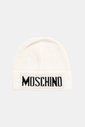 Moschino căciulă de lână culoarea bej, M5875 60808