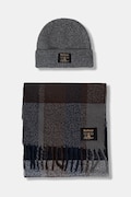 Barbour czapka i szalik kolor multicolor MGS0095