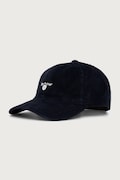 Barbour chusta z daszkiem męska bawełniana Preston Cord granatowa MHA0911