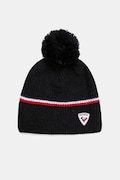 Rossignol czapka z dodatkiem wełny kolor czarny RLMMH03U