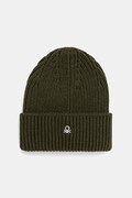 United Colors of Benetton czapka z dodatkiem wełny kolor zielony 12PAUA00X