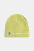 AAPE czapka kolor zielony AAPHTM4866XXP