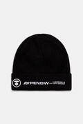 AAPE czapka kolor czarny AAPHTM4866XXP