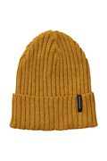 Didriksons czapka beanie bawełniana LAKEN żółta 505757