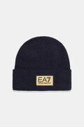 EA7 Emporio Armani czapka z dodatkiem wełny kolor granatowy AF18021.7X000247