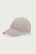 Puma czapka bejsbolówka bawełniana Premium cap beżowa 025974