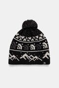 Kapa The North Face Cabin Ski Tuke črna barva, NF0A8CH0HNF1