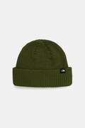 The North Face czapka Fisherman Beanie kolor zielony NF0A55JGBRI1