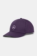 adidas czapka z daszkiem bawełniana x Mercedes kolor fioletowy JZ2547