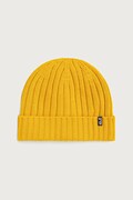 Jack Wolfskin czapka beanie z wełną RIB KNIT pomarańczowa 1907122