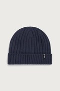 Jack Wolfskin czapka beanie z wełną RIB KNIT granatowa 1907122
