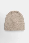 Шапка з домішкою вовни Jack Wolfskin FUZZY колір бежевий  A65238