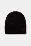 Шапка з домішкою вовни Jack Wolfskin FUZZY колір чорний  A65238