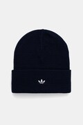 adidas Originals czapka Adicolor Cuff kolor niebieski JZ4980