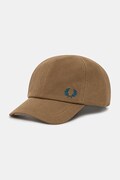 Pamučna kapa sa šiltom Fred Perry boja: zelena, HW6726