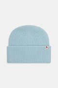 Fjallraven czapka wełniana kolor niebieski F12100006