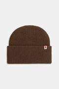 Fjallraven czapka wełniana kolor brązowy F12100006