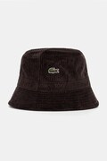 Lacoste kapelusz sztruksowy kolor brązowy RK2934