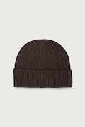 Gant шапка от вълна кафява 4910058