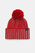 Eisbar czapka z dodatkiem wełny Ronda Pompon MÜ kolor czerwony E30977