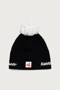 Eisbar czapka beanie z wełną merino Jamie Pompon MÜ SA czarna E33171
