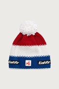 Eisbar czapka z pomponem z wełną merino Star Pompon MÜ SA niebieska E33172
