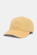 Coach czapka bejsbolówka bawełniana żółta 29CCN89