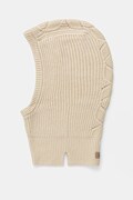 Kapucňa z vlnenej zmesi UGG CABLE biela farba, 102740