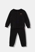 Levi's komplet dresowy niemowlęcy HOODIE & JOGGER SET kolor czarny 6EP012