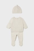 Mayoral Newborn komplet niemowlęcy 3-pack kolor beżowy 2564