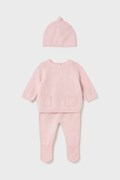 Mayoral Newborn compleu bebe 3-pack culoarea roz, 2564