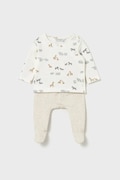 Комплект за бебета Mayoral Newborn (2 броя) в бежово 2567
