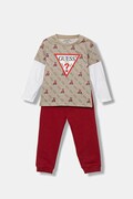 Guess set de bumbac pentru bebeluși culoarea bej, I5BG17 I3Z14