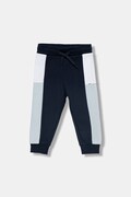 BOSS pantaloni de trening pentru bebeluși culoarea bleumarin, cu imprimeu, J52429
