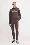 Tepláková súprava EA7 Emporio Armani hnedá farba, AF12502.7W000687