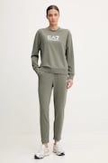 Tepláková souprava EA7 Emporio Armani dámská, zelená barva, AF13135.7W000115