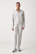 EA7 Emporio Armani komplet trenirka za žene od pamuka s elastanom siva AF13135.7W000463