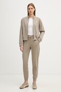 EA7 Emporio Armani set di tuta da donna in cotone con elastan beige AF13135.7W000463