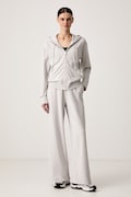 EA7 Emporio Armani спортен анцуг дамски от памук с еластан сив AF13135.7W000464