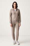 EA7 Emporio Armani komplet dresowy damski brązowy TJ9RZ.8NTV51