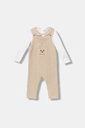 Guess komplet bawełniany niemowlęcy 2-pack kolor beżowy S5YG09 K6YW1