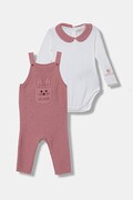 Guess komplet bawełniany niemowlęcy 2-pack kolor różowy S5YG09 K6YW1