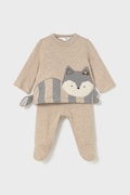 Mayoral Newborn compleu bebe culoarea maro, 2558