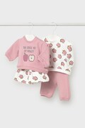 Mayoral Newborn compleu bebe 4-pack culoarea roz, 2630