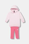 Dětská tepláková souprava adidas růžová barva, JL7480