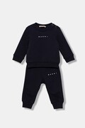 Marni dres bawełniany niemowlęcy MS1B-SET OVERALLS 2-pack kolor granatowy M01607
