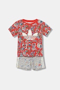 Pamučna dječja trenirka adidas Originals boja: crvena, JY3016