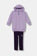Dětská tepláková souprava adidas fialová barva, JX0202