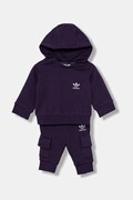 Бебешки анцуг adidas Originals в лилаво JY4867