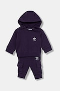 Kojenecká tepláková souprava adidas Originals fialová barva, JY4867
